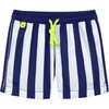 Boys Meno Swim Trunk, Blue Costa Nova - Swim Trunks - 1 - thumbnail