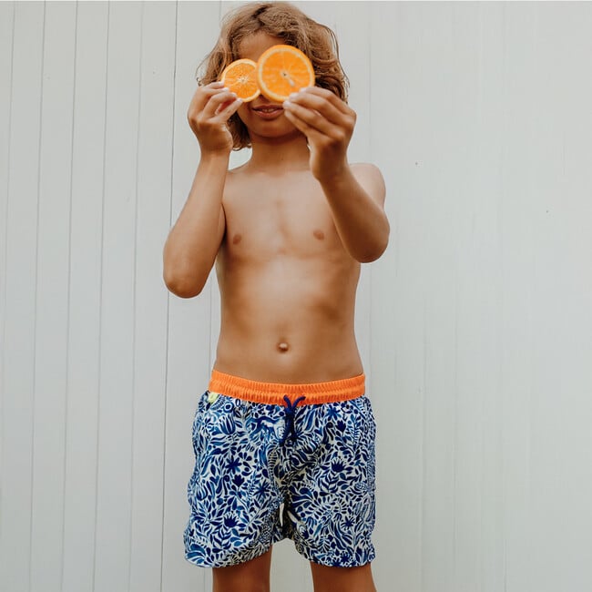 Boys Meno Swim Trunk, Amazonico - Swim Trunks - 2