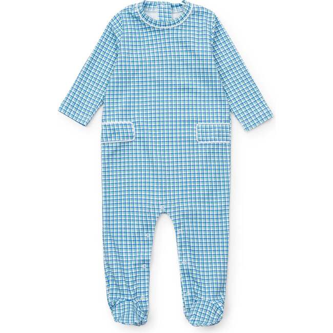 Preston Boys' Romper, Hampton Plaid