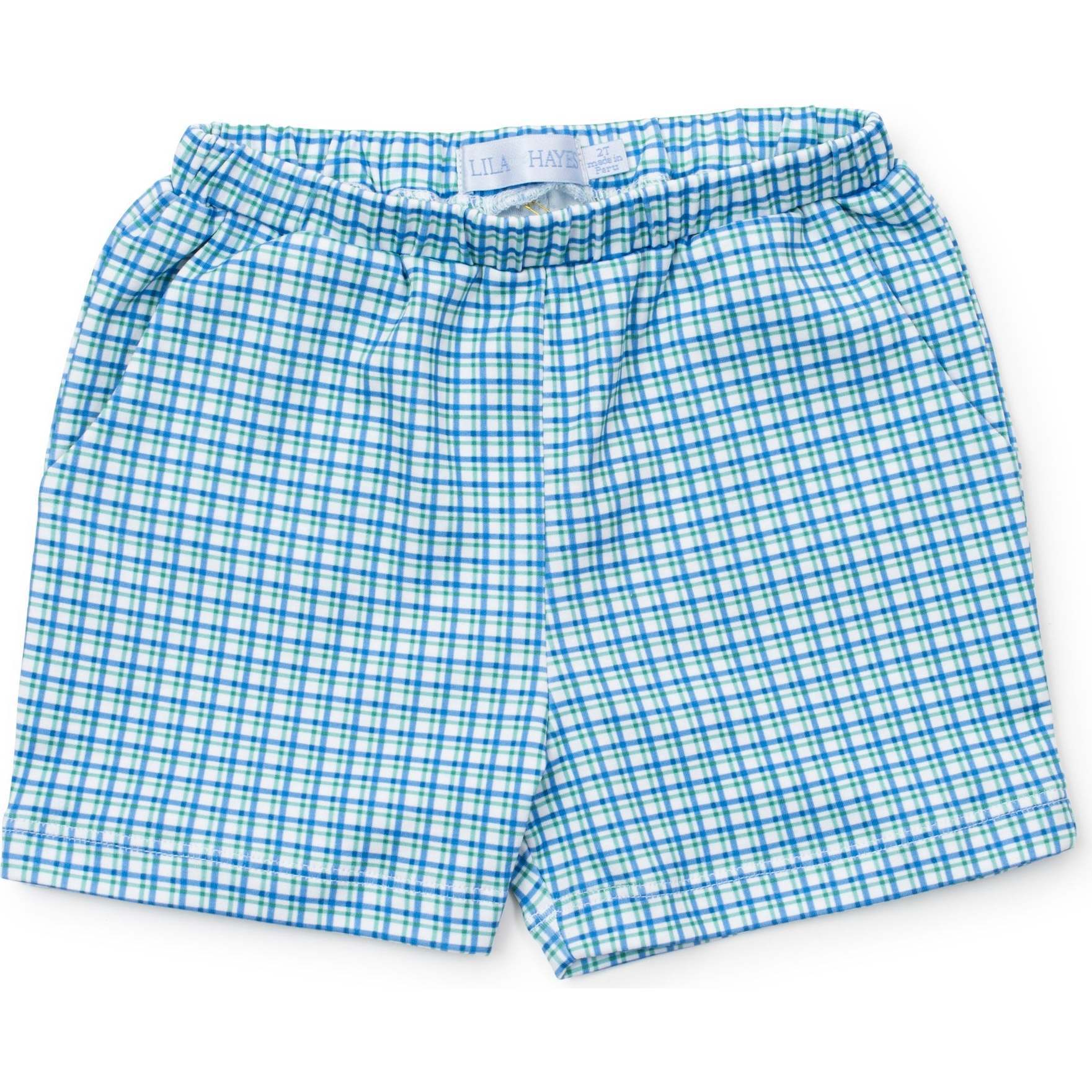 Sawyer Boys' Play Shorts, Hampton Plaid - Mixed Apparel Set - 1