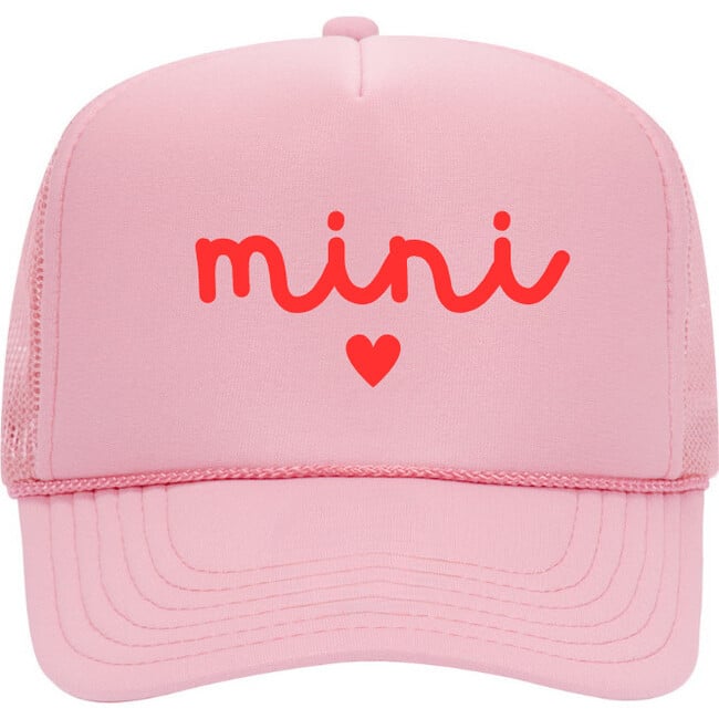 Mini Youth Trucker Hat, Pink