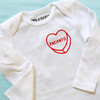 Personalized Luv Letters Baby Bodysuit, White - Onesies - 2