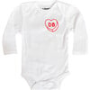 Personalized Luv Letters Baby Bodysuit, White - Onesies - 3