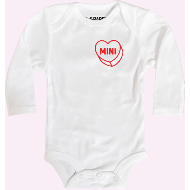 Personalized Luv Letters Baby Bodysuit, White - Onesies - 4