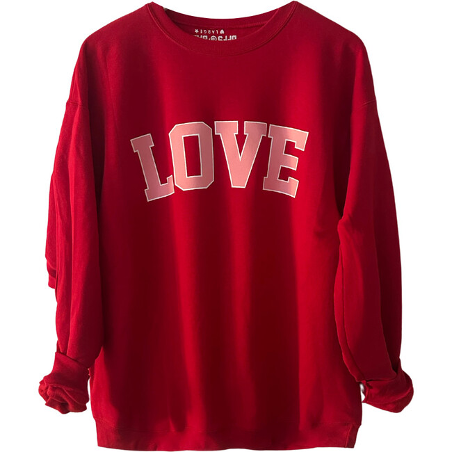 Adult LOVE Sweatshirt, Red