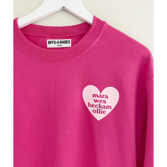 Adult Heart U Most Sweatshirt, Pink Punch - Sweatshirts - 2