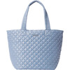 Women's Medium Metro Deluxe Crossbody Strap Tote Bag, Stone Blue - Bags - 1 - thumbnail