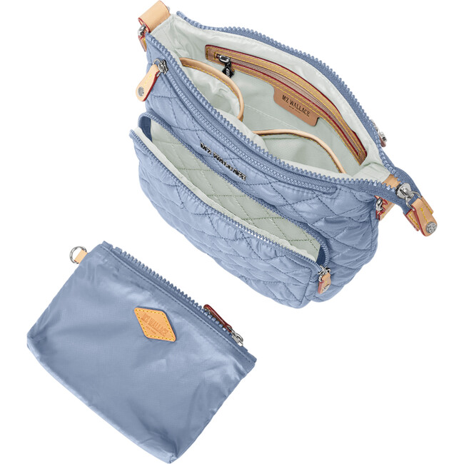 Women's Metro Scout Deluxe Crossbody Strap Bag, Stone Blue - Bags - 3