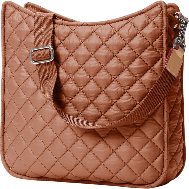 Women's Metro Adjustable Crossbody Strap Box Bag, Terracotta - Bags - 2