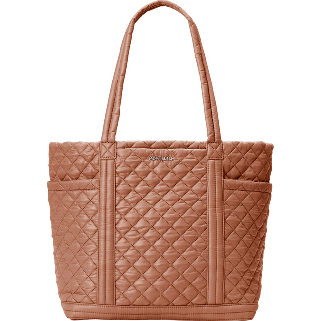 Women's Large Empire Slim Padded Strap Tote Bag, Terracotta