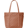 Women's Large Empire Slim Padded Strap Tote Bag, Terracotta - Bags - 1 - thumbnail