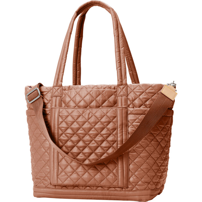 Women's Large Empire Slim Padded Strap Tote Bag, Terracotta - Bags - 2