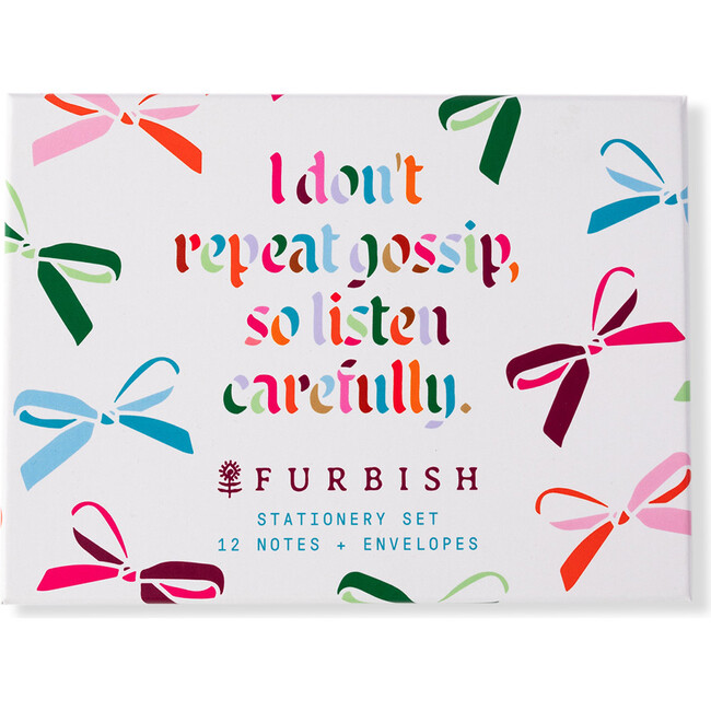 Set of 12 Stationery, Gossip - Paper Goods - 5
