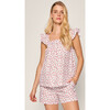 Women's Clara Short Set, Petite Petals - Pajamas - 2