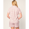 Women's Short Sleeve Short Set, Petite Petals - Pajamas - 4