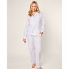 Women's Pajama Set, Blue Hearts - Pajamas - 2