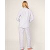 Women's Pajama Set, Blue Hearts - Pajamas - 4