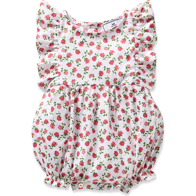 Infant's Ruffled Romper, Petite Petals