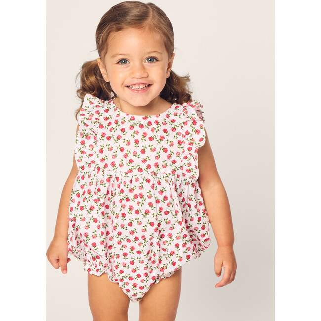 Infant's Ruffled Romper, Petite Petals - Rompers - 2