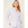 Women's Pajama Set, Blue Hearts - Pajamas - 5