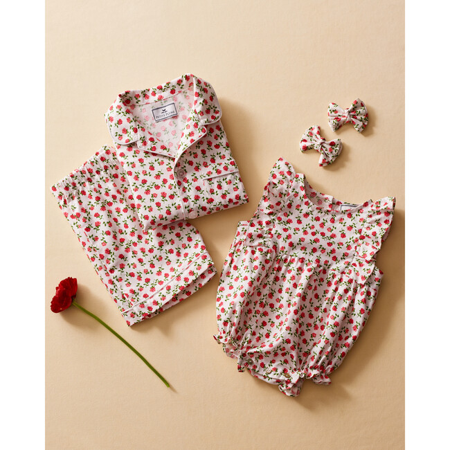 Infant's Ruffled Romper, Petite Petals - Rompers - 6