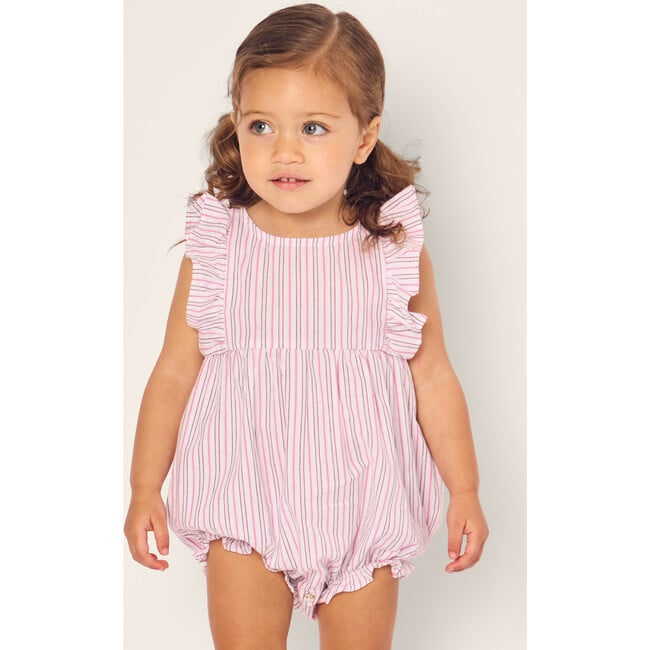 Infant's Ruffled Romper, Blush Boulevard - Rompers - 2