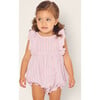 Infant's Ruffled Romper, Blush Boulevard - Rompers - 2