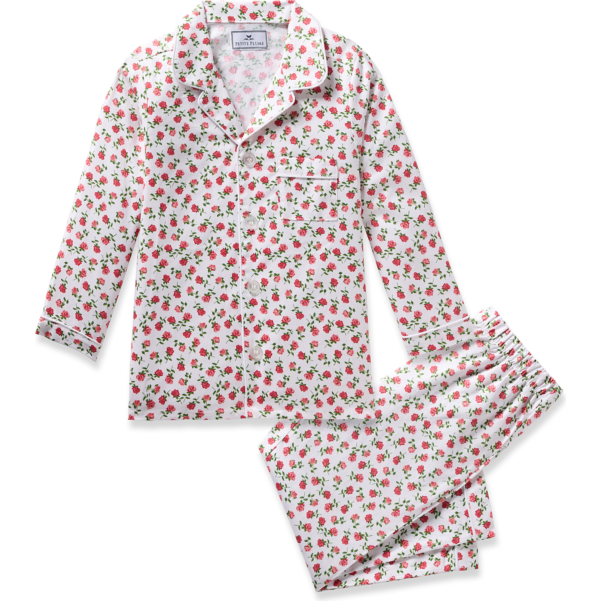 Children's Pajama Set, Petite Petals - Pajamas - 1