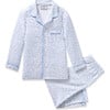 Children's Pajama Set, Blue Hearts - Pajamas - 1 - thumbnail