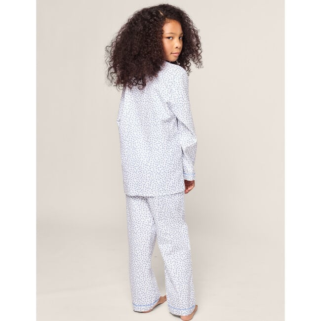 Children's Pajama Set, Blue Hearts - Pajamas - 4