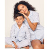 Children's Pajama Set, Blue Hearts - Pajamas - 6