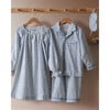 Children's Pajama Set, Blue Hearts - Pajamas - 7