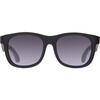 Polarized Navigator Sunglasses: Jet Black, Smoke Lenses - Sunglasses - 1 - thumbnail