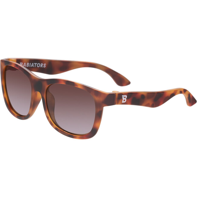 Polarized Navigator Sunglasses: Classic Tortoise, Amber Lenses - Sunglasses - 2