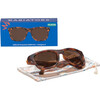 Polarized Navigator Sunglasses: Classic Tortoise, Amber Lenses - Sunglasses - 3