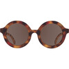 Originals Round Sunglasses: Classic Tortoise, Amber Lenses - Sunglasses - 1 - thumbnail