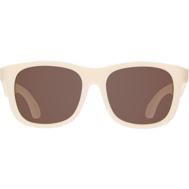 Originals Navigator Sunglasses: Sweet Cream, Amber Lenses