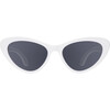 Originals Cat-Eye Sunglasses: Wicked White, Smoke Lenses - Sunglasses - 1 - thumbnail