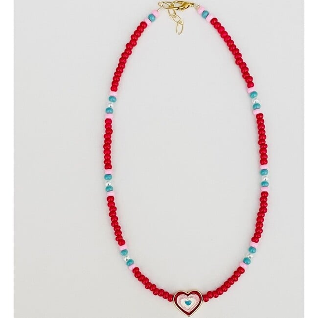 The Sweet Heart Necklace, Red