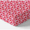 Organic Crib Sheet, Red & Pink Hearts - Crib Sheets - 2