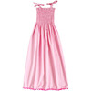 Malta Long Dress with Pompom Pink - Cover-Ups - 1 - thumbnail