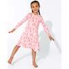 PAW Patrol: Valentine's Pink Bamboo Girls' Long Sleeve Dress, Pink - Dresses - 2