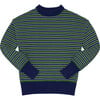 women's evergreen stripe knit sweater - Sweaters - 1 - thumbnail