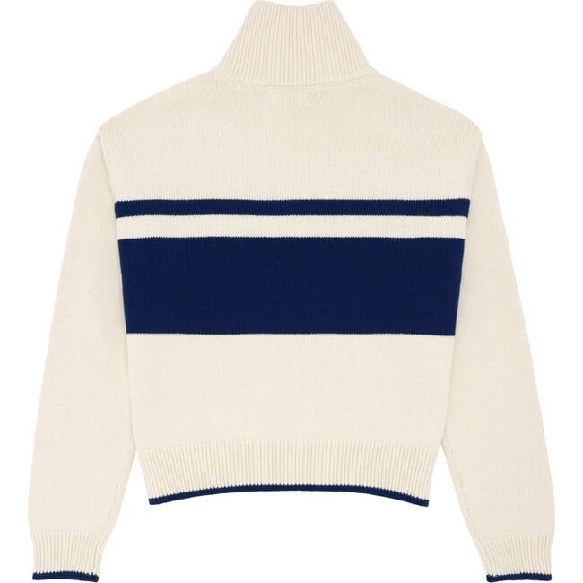 women's cream half zip sweater - Sweaters - 6