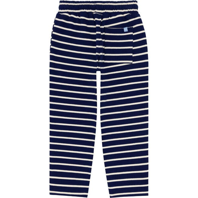 unisex navy stripe pant - Pants - 4