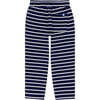 unisex navy stripe pant - Pants - 4