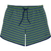 mens evergreen stripe boardie - Swim Trunks - 1 - thumbnail