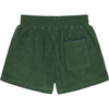 unisex evergreen french terry short with navy side piping - Shorts - 2