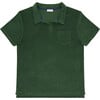 mens evergreen french terry polo - Polo Shirts - 1 - thumbnail