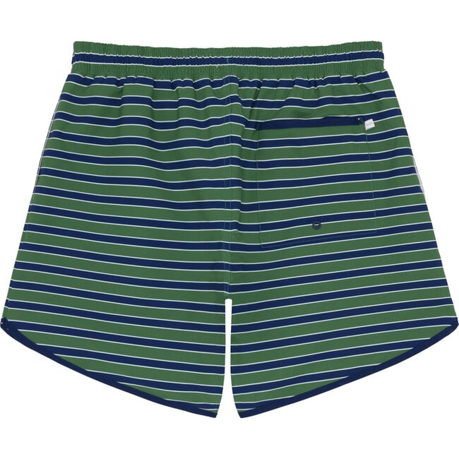 mens evergreen stripe boardie - Swim Trunks - 3